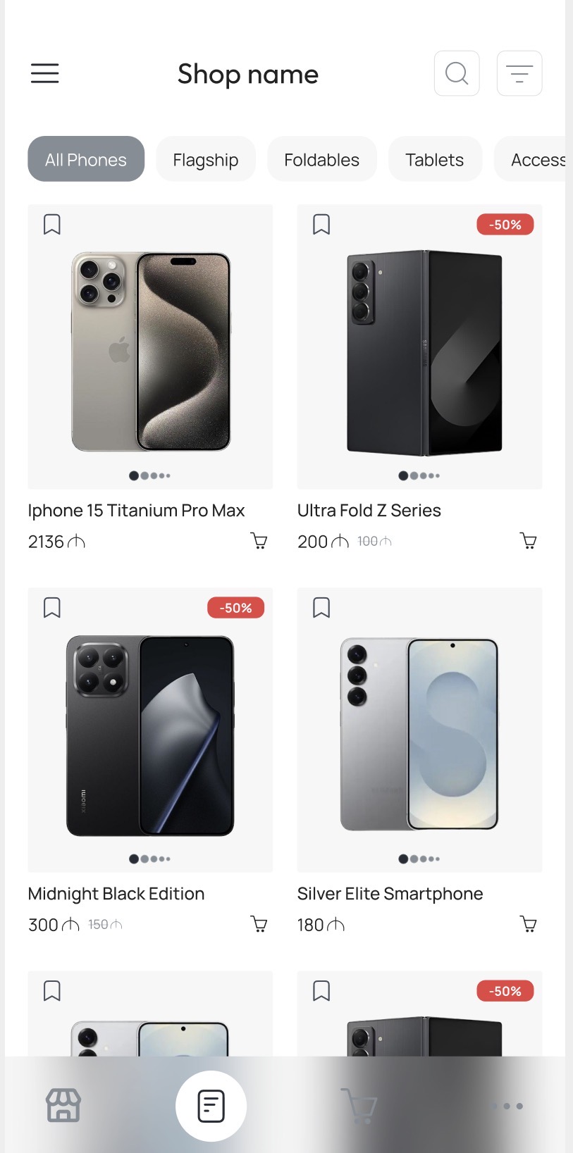 Kataloq storefront